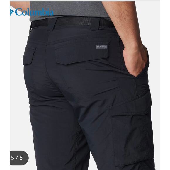 Columbia Men’s Black Silver Ridge 10” Inseam Cargo Shorts 42 NWT - Picture 5 of 9